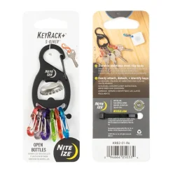 SPC32683 - Nite Ize Keyrack + S-Biner acier noir