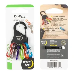 SPC32682 - Nite Ize Keyrack S-Biner Acier noir