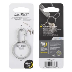 SPC39805 - Nite Ize Mousqueton double chambres Dualpass Acier
