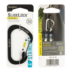 SPC12889 - Nite Ize Mousqueton Slidelock N° 4 Noir