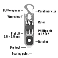 SPC35464 - Nite Ize outil DoohicKey ratchet key