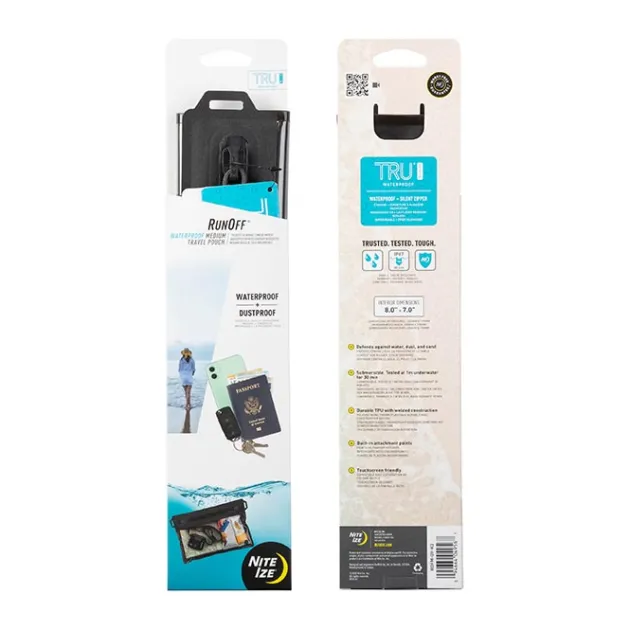 SPC32659 - Nite Ize Pochette étanche RunOff médium charbon