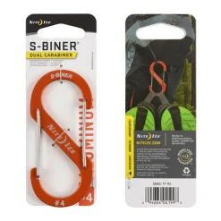 SPC19173 - Nite Ize S-Biner #4 aluminium orange