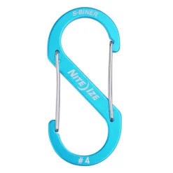 SPC19176 - Nite Ize S-Biner #4 aluminium bleu