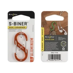 SPC19181 - Nite Ize S-Biner #2 aluminium orange