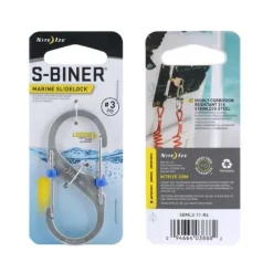 SPC19170 - Nite Ize S-Biner Slidelock N°3 Acier Marine