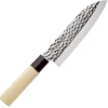 SRH100W - Sekiryu Santoku lame martelée de 16,5 cm