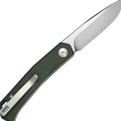 S25089-2 - Sencut Braxx Satin D2 Green canvas Micarta
