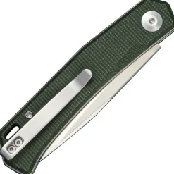 S25089-2 - Sencut Braxx Satin D2 Green canvas Micarta