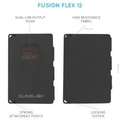 SSFUSION12 - Sunslice Fusion 12 Panneau solaire flexible 12 W