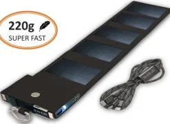 SSPHOTONB - SUNSLICE Batterie solaire pliante noire