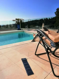 SSPHOTONB - SUNSLICE Batterie solaire pliante noire