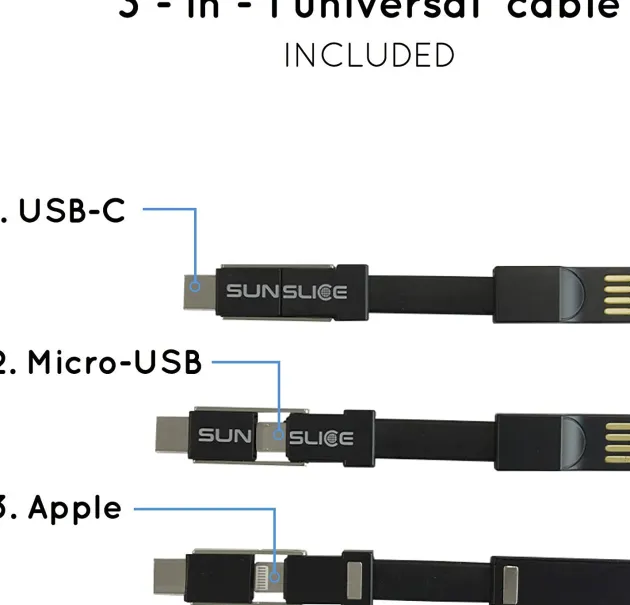 SSPHOTONR - SUNSLICE Batterie solaire pliante rouge