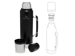 ST08266002 - STANLEY CLASSIC LEGENDARY BOTTLE 1l Black Pebble