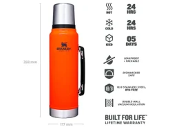 ST08266032 - STANLEY CLASSIC LEGENDARY BOTTLE 1l Blaze Orange