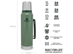 ST08266061 - STANLEY CLASSIC LEGENDARY BOTTLE 1l Hammertone Clay