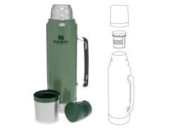 ST08266061 - STANLEY CLASSIC LEGENDARY BOTTLE 1l Hammertone Clay