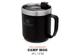 ST09366006 - STANLEY CLASSIC LEGENDARY CAMP MUG 12oz /350ml Black Pebble