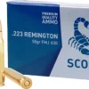 STV223FMJ - STV - Scorpio .223 Rem FMJ 55Gr x20