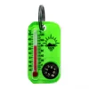 841-004 - Sun CO. Therm-O-Compass Tirette Thermomètre Vert Néon avec Boussole