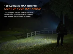 SW05R-UV - FENIX SW05RSG-UV Lampe Clip Rechargeable 150 lm 700mAh Black