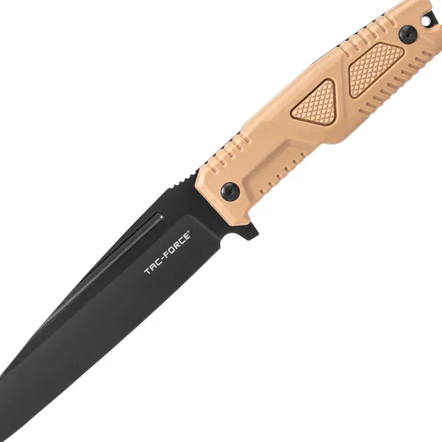 Tac Force Fixed Blade Brown