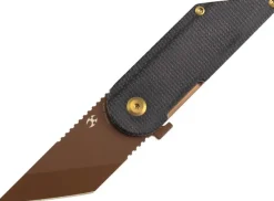 T2045A2 - Kansept Knives Dash 154CM Black Micarta