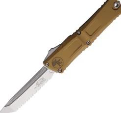 1144-12TA - Microtech Combat Troodon Gen 3 T/E F/S SW Tan