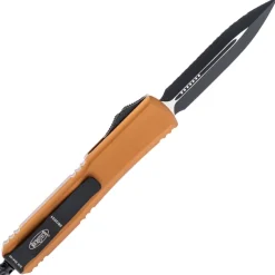 122-3TA - Microtech D/E Tan Tactical Full Serrated