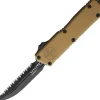 1181-3TA - Microtech Scarab II Gen III D/F-S Tactical Tan