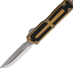 1180-10TA - Microtech Scarab II Gen III D/E-S SW Tan