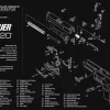 TEK17P320 - Tapis de démontage Tekmat pour pistolet P320