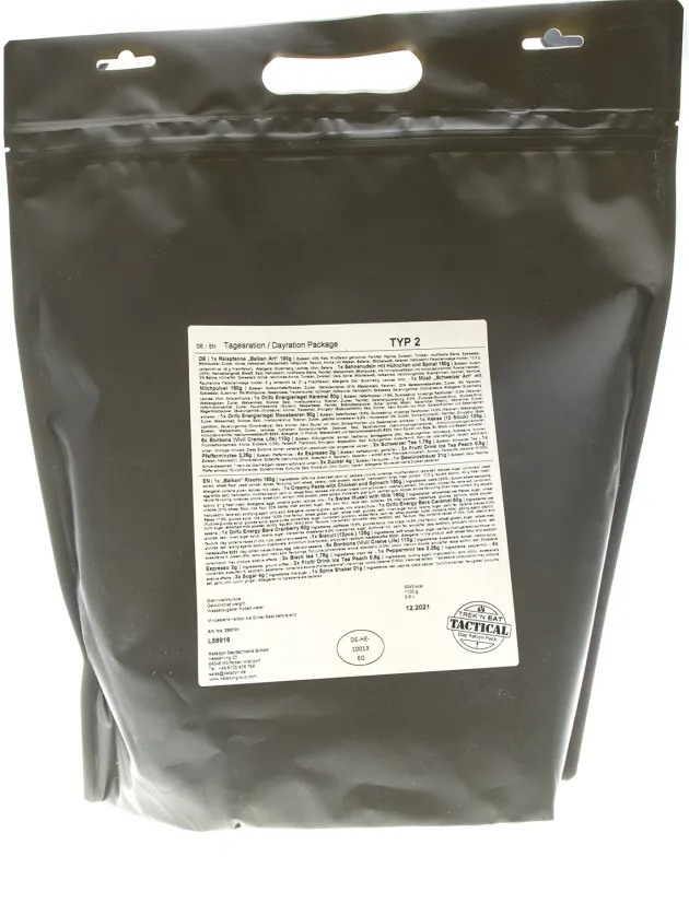 TE266101 - Trek'n eat Tactical line Pack ration un jour type 2