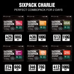 TFP0027 - Tactical Foodpack Pack de 6 plats Charlie