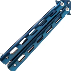 TH.10967A COUTEAU PAPILLON THIRD INOX BLEU