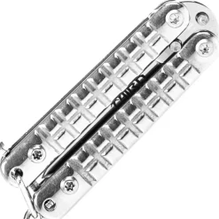 TH-K0102B - Third Couteau papillon porte-clés Silver