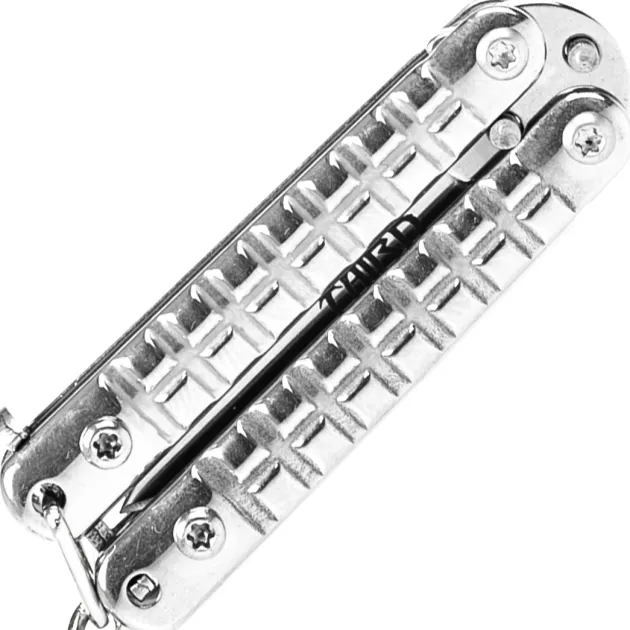 TH-K0102B - Third Couteau papillon porte-clés Silver
