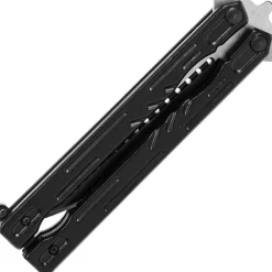 TH.K2448 COUTEAU PAPILLON THIRD ALU NOIR INOX NOIR