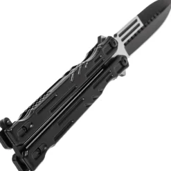 TH.K2448 COUTEAU PAPILLON THIRD ALU NOIR INOX NOIR