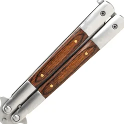 TH.K2095 COUTEAU PAPILLON THIRD INOX/PAKKA INOX MAT