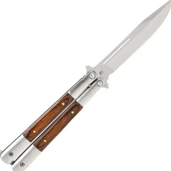 TH.K2095 COUTEAU PAPILLON THIRD INOX/PAKKA INOX MAT