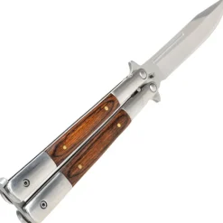TH.K2095 COUTEAU PAPILLON THIRD INOX/PAKKA INOX MAT