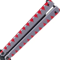 TH-K2946N - Third Couteau Papillon Gris/rouge 15 cm
