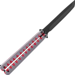 TH-K2946N - Third Couteau Papillon Gris/rouge 15 cm