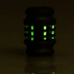 TiBeadsBar - VIPERADE Perle Titane Avec Inserts Phosphorescents + 1m Paracorde
