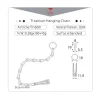TI1600 - Keith Titanium Chaîne de Suspension Titane