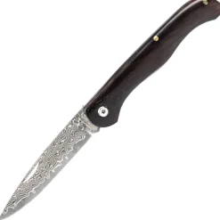 TK-N202E - Tramuntana Couteau pliant Ebène VG10 Damas