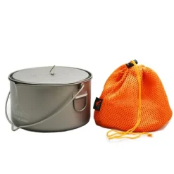 TOPOT-2000-BH - Toaks Gamelle titane 2000 ml avec anse de suspension