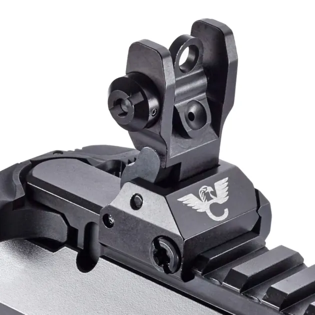 TR-BUSR WILSON COMBAT Rear Sight, Manual Deploy, AR Platform, Rail Mount