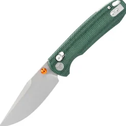 Trivisa Butterfly-GM Crossbar Stonewash14C28N Green Micarta